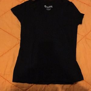 Black t shirt v neck